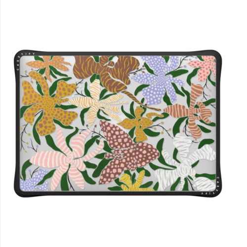 Orchids | MacBook Air 13-inch (M1 / Intel) / MacBook Impact Case / Black | Image 2