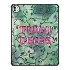 Touch Grass | iPad Pro 13-inch (M4/M5) / iPad Impact Case / Black | Image 1