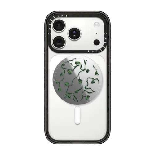 Heart Vines | Snappy Grip Stand / Snappy Mirror Grip Stand MagSafe Compatible / Silver | Image 1