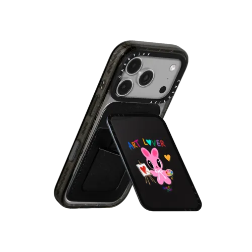 ART LOVER | Snappy Cardholder Stand / Snappy Cardholder Stand MagSafe Compatible / Black | Image 3