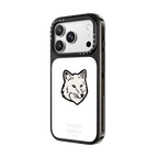 Maison Kitsuné Fox Head Phone Case - Black | iPhone 18 Pro Max / Impact Case MagSafe Compatible - Glossy / Glossy Black | Image 2