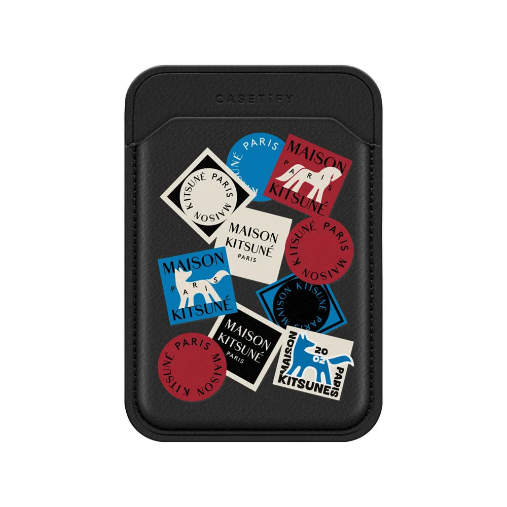 Maison Kitsuné Art Gallery Fox Sticker Snappy Wallet