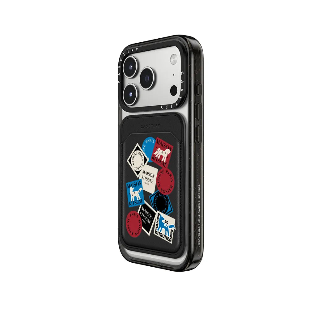 Maison Kitsuné Art Gallery Fox Sticker Snappy Wallet