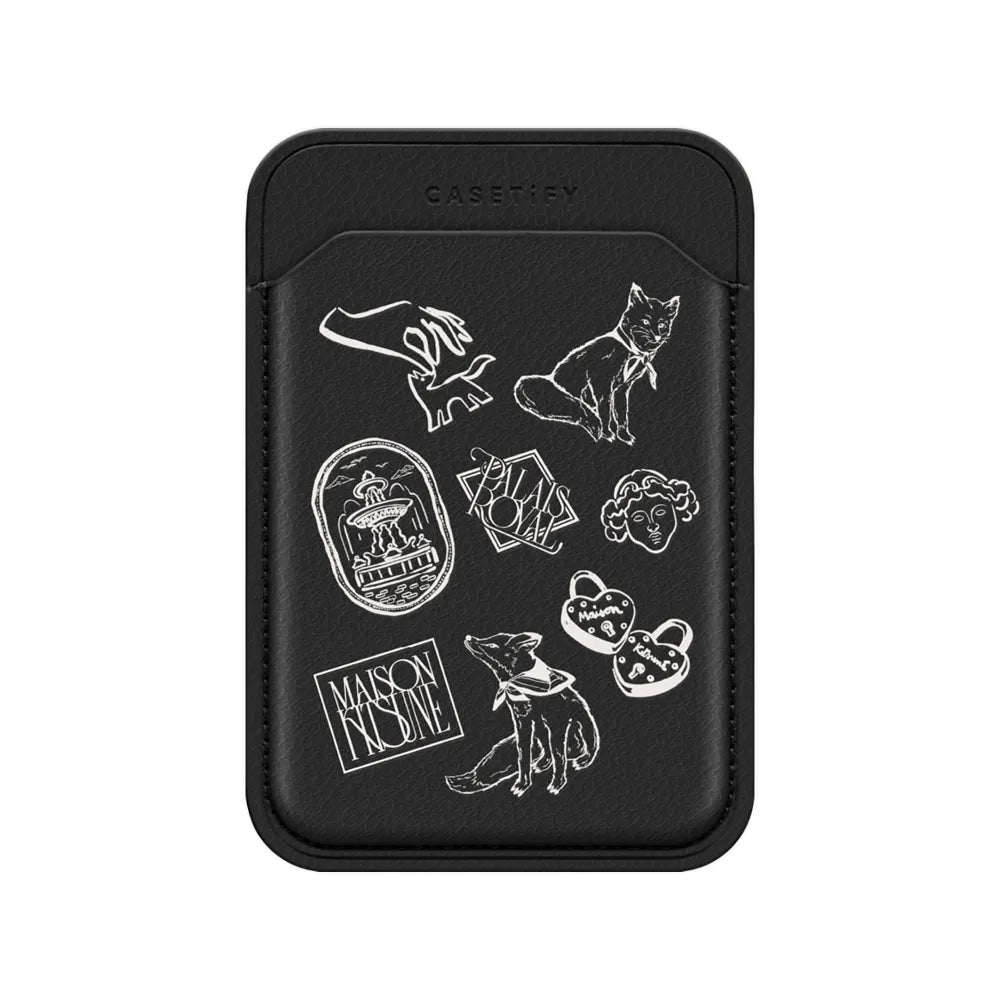 Maison Kitsuné Art Nouveau Stamps Snappy Wallet