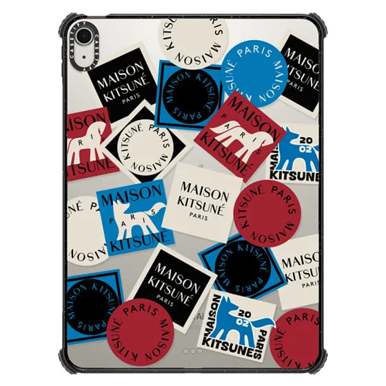 Maison Kitsuné Art Gallery Fox Sticker Tablet Case (Impact) | Image 1