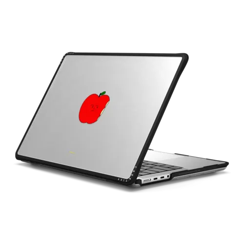 Sweet Apple | MacBook Pro 14-inch (M1 - M5) / MacBook Impact Case / Black | Image 1