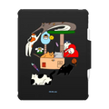 Crazy Cats | iPad Pro 13-inch (M4/M5) / iPad Impact Folio Case / Black | Image 1