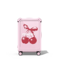 Custom Suitcase | 21" Carry-On Suitcase / Bounce Suitcase / Glossy Primrose Pink | Image 1