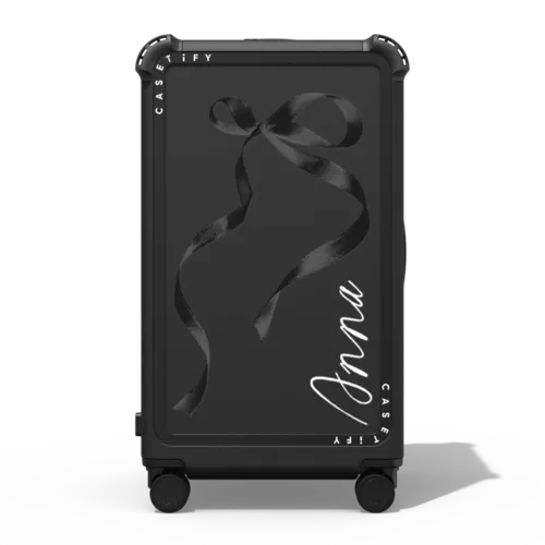 Custom Suitcase | 29" Check-In Trunk Suitcase / Bounce Suitcase / Matte Black | Image 1