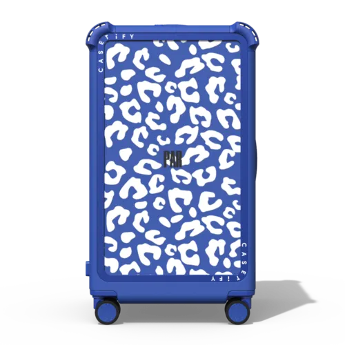 Custom Suitcase | 29" Check-In Trunk Suitcase / Bounce Suitcase / Cobalt Blue | Image 1