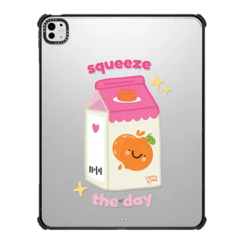 Squeeze the Day | iPad Pro 13-inch (M4/M5) / iPad Impact Case / Black | Image 1