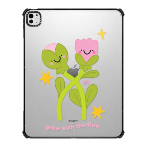 Grow with the Flow | iPad Pro 13-inch (M4/M5) / iPad Impact Case / Black | Image 1