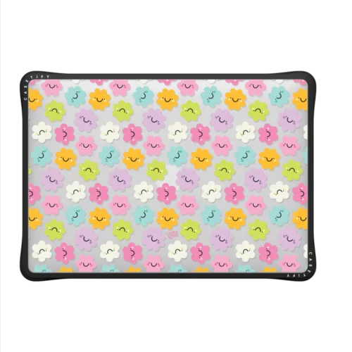 Cute Flower Garden | MacBook Air 13-inch (M1 / Intel) / MacBook Impact Case / Black | Image 2