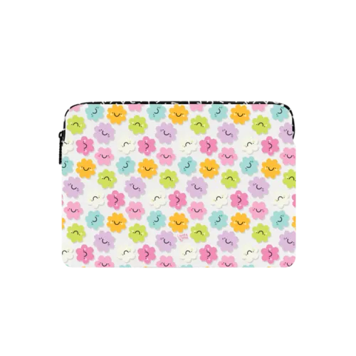 Cute Flower Garden | Small (13") / Impact Laptop Sleeve / Multicolor | Image 1