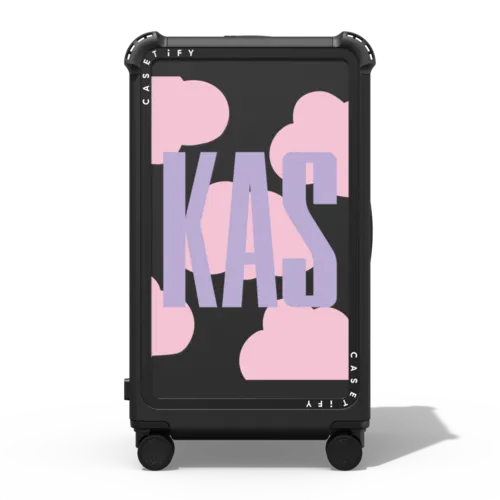 Custom Suitcase | 29" Check-In Trunk Suitcase / Bounce Suitcase / Matte Black | Image 1