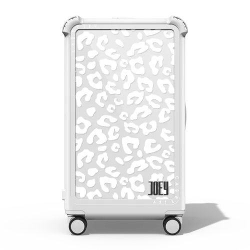Custom Suitcase | 29" Check-In Trunk Suitcase / Bounce Suitcase / Glossy Cloud White | Image 1