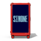 Custom Suitcase | 29" Check-In Trunk Suitcase / Bounce Suitcase / Cherry Red | Image 1