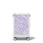 Custom Suitcase | 21" Carry-On Suitcase / Bounce Suitcase / Glossy Cloud White | Image 1