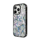 Bridgerton Blooming Flowers Case | iPhone 16 Pro / Impact Case MagSafe Compatible / Black | Image 2