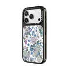 Bridgerton Blooming Flowers Case | iPhone 18 Pro Max / Impact Case MagSafe Compatible - Glossy / Glossy Black | Image 2