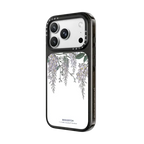 Bridgerton Draping Wisteria Custom Case | iPhone 18 Pro Max / Impact Case MagSafe Compatible - Glossy / Glossy Black | Image 2