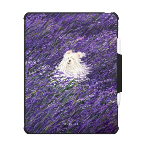 Flow no.3 | iPad Pro 13-inch (M4/M5) / iPad Impact Folio Case / Black | Image 1