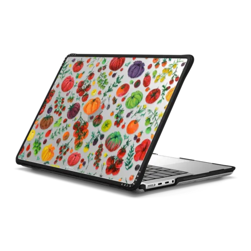 Tomato Garden | MacBook Pro 14-inch (M1 - M5) / MacBook Impact Case / Black | Image 1