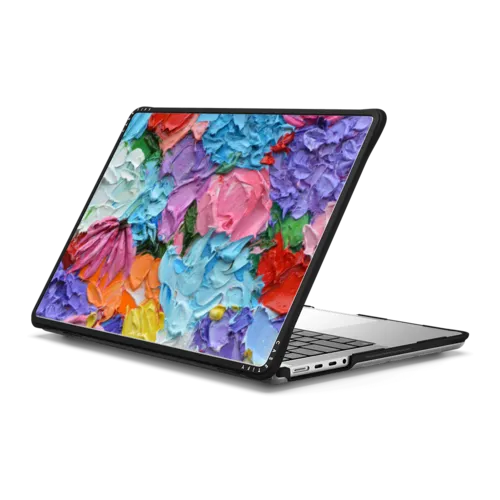 Decadent Bouquet | MacBook Pro 14-inch (M1 - M5) / MacBook Impact Case / Black | Image 1