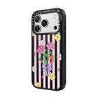 Garden Stripes | iPhone 17 Pro Max / Impact Case MagSafe Compatible / Matte Black | Image 2