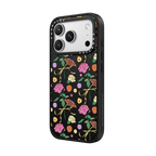 Bouquet Print | iPhone 17 Pro Max / Impact Case MagSafe Compatible / Matte Black | Image 2