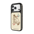 Winnie The Pooh & Friends Embroidered Phone Case - Eeyore - With Background | iPhone 18 Pro Max / Impact Case MagSafe Compatible - Glossy / Glossy Black | Image 2