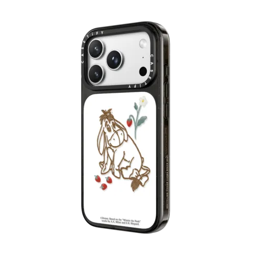 Winnie The Pooh & Friends Embroidered Phone Case - Eeyore | iPhone 18 Pro Max / Impact Case MagSafe Compatible - Glossy / Glossy Black | Image 2