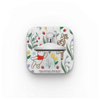 Winnie The Pooh Embroidered Floral Pattern 2-in-1 Charging Stand