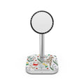 Winnie The Pooh Embroidered Floral Pattern 2-in-1 Charging Stand | Image 1