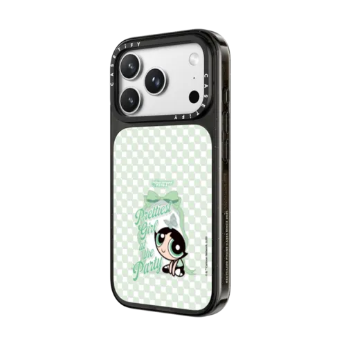 The Powerpuff Girls Phone Case - Buttercup | iPhone 18 Pro Max / Impact Case MagSafe Compatible - Glossy / Glossy Black | Image 2