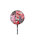 Pink Rock Collage |   / PowerThru Magnetic Wireless Charger MagSafe Compatible / Black | Image 1