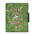 Bunny in the Clover | iPad Pro 13-inch (M4/M5) / iPad Impact Folio Case / Black | Image 1