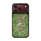 Bunny in the Clover | iPhone 18 Pro Max / Impact Case MagSafe Compatible - Glossy / Glossy Black | Image 1