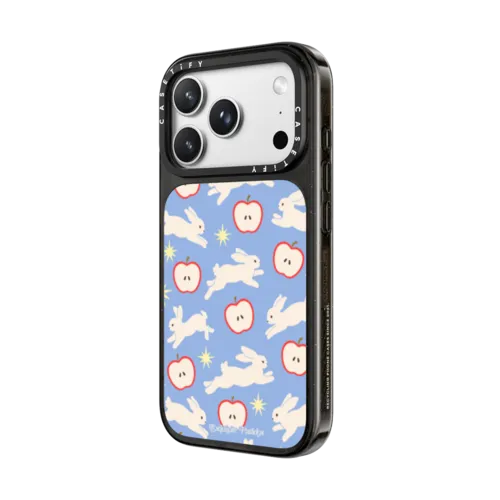 Bunnies in the Sky | iPhone 18 Pro Max / Impact Case MagSafe Compatible - Glossy / Glossy Black | Image 2