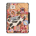 Cats at Breakfast | iPad Air (4th/5th gen) / iPad Impact Folio Case / Black | Image 1