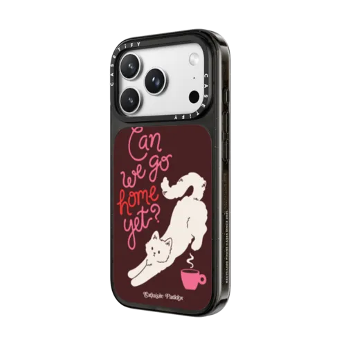 Can We Go Home Yet? | iPhone 18 Pro Max / Impact Case MagSafe Compatible - Glossy / Glossy Black | Image 2
