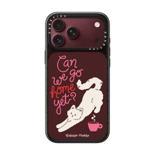Can We Go Home Yet? | iPhone 18 Pro Max / Impact Case MagSafe Compatible - Glossy / Glossy Black | Image 1