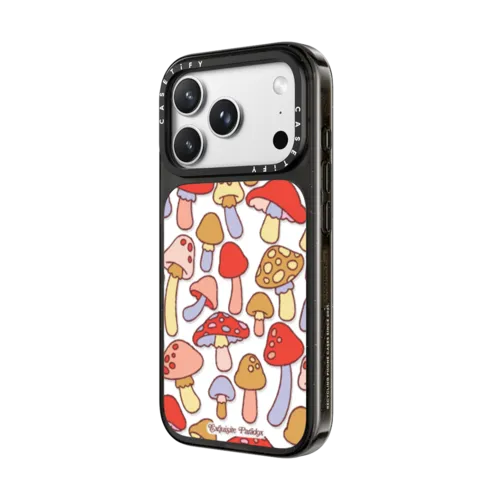 Groovy Mushrooms | iPhone 18 Pro Max / Impact Case MagSafe Compatible - Glossy / Glossy Black | Image 2