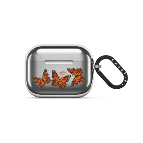 Mariposa | AirPods Pro 3 / Earbuds Mirror Case / Silver | Image 1