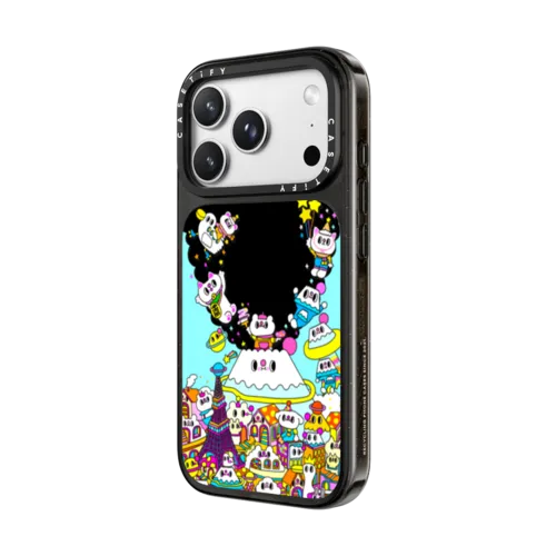 Fluffy Fuji Friends | iPhone 18 Pro Max / Impact Case MagSafe Compatible - Glossy / Glossy Black | Image 2