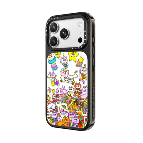 Whisker Wonderland | iPhone 18 Pro Max / Impact Case MagSafe Compatible - Glossy / Glossy Black | Image 2