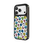 Tamagotchi Jumbo Pattern Case | iPhone 18 Pro Max / Impact Case MagSafe Compatible - Glossy / Glossy Black | Image 2
