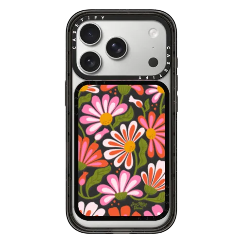 Las Flores | Snappy Cardholder Stand / Snappy Cardholder Stand MagSafe Compatible / Black | Image 1