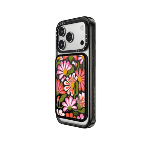 Las Flores | Snappy Cardholder Stand / Snappy Cardholder Stand MagSafe Compatible / Black | Image 2