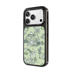 Bridgerton Tolie Pattern Case | iPhone 18 Pro Max / Impact Case MagSafe Compatible - Glossy / Glossy Black | Image 2